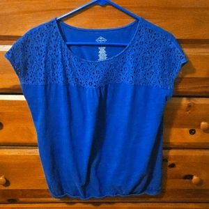 St John's Bay eyelet top